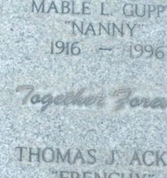 Thomas J "Frenchy" Acker on Sysoon