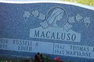 Thomas J Macaluso, Find a grave on Sysoon Thomas J Macaluso on Sysoon