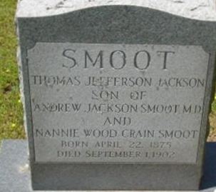 Thomas Jefferson Jackson Smoot on Sysoon