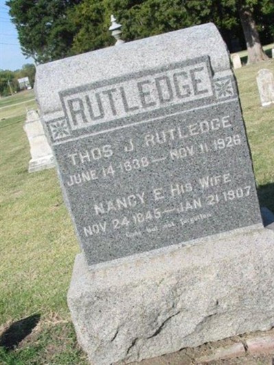 Thomas Jefferson Rutledge on Sysoon