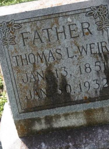 Thomas L. Weir on Sysoon
