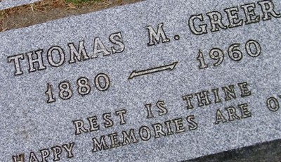 Thomas M Greer, Find a grave on Sysoon Thomas M Greer on Sysoon