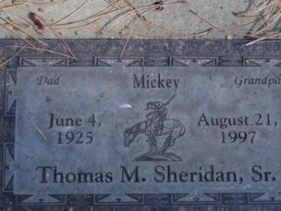 Thomas M. Sheridan, Sr on Sysoon