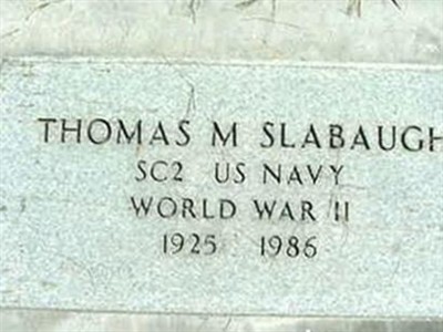 Thomas M. Slabaugh on Sysoon