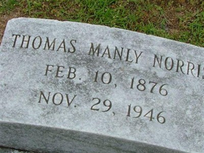 Thomas Manly Norris on Sysoon