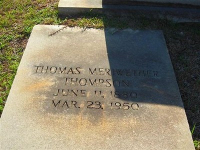 Thomas Meriwether Thompson on Sysoon