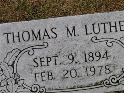 Thomas Monroe Luther, Jr on Sysoon
