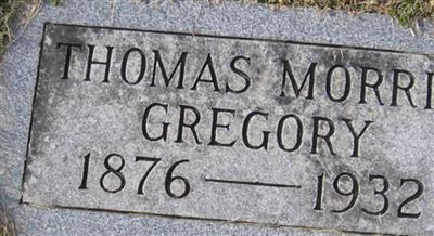 Thomas Morris Gregory on Sysoon