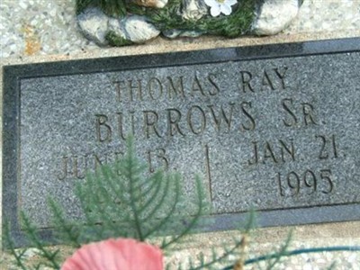 Thomas Ray Burrows, Sr on Sysoon