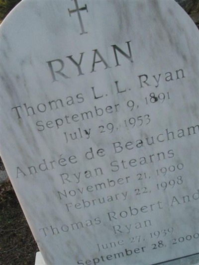 Thomas Robert Andre Ryan on Sysoon