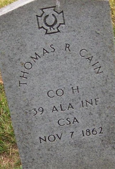 Thomas Ruffin Cain on Sysoon