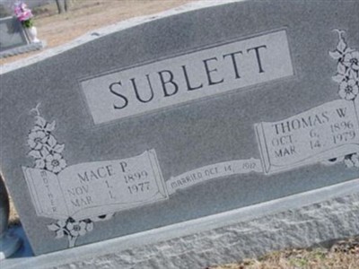 Thomas W. Sublett on Sysoon
