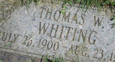 Thomas W Whiting on Sysoon