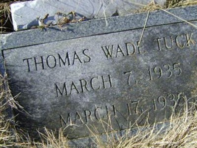 Thomas Wade Tuck on Sysoon