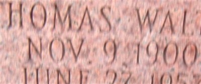 Thomas Walter Watson on Sysoon