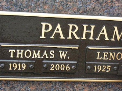 Thomas Watson Parham on Sysoon