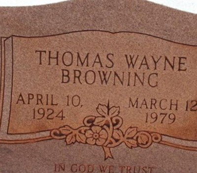 Thomas Wayne Browning on Sysoon
