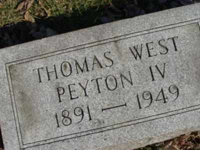 Thomas West Peyton, IV on Sysoon