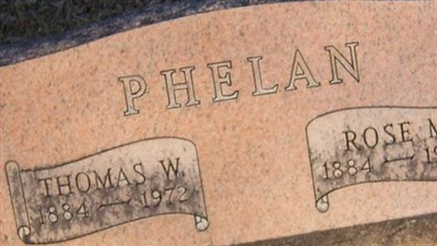 Thomas William Phelan on Sysoon