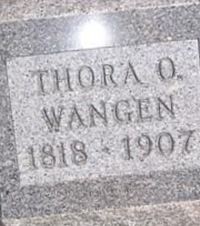 Thora O. Wangen on Sysoon