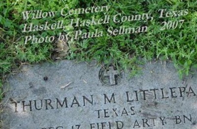 Thurman Milton Littlepage on Sysoon