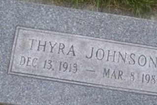 Thyra Johnson on Sysoon