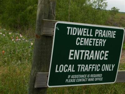 Tidwell Prairie Cemetery on Sysoon