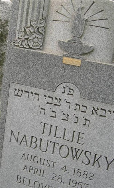 Tillie Nabutowsky on Sysoon