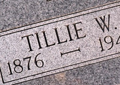 Tillie Wilhalman Bates Amiss on Sysoon