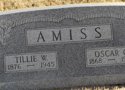 Tillie Wilhalman Bates Amiss on Sysoon
