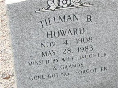 Tillman B. Howard on Sysoon