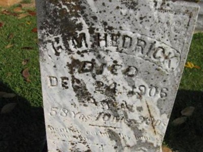 Tim or F.M. Hedrick on Sysoon