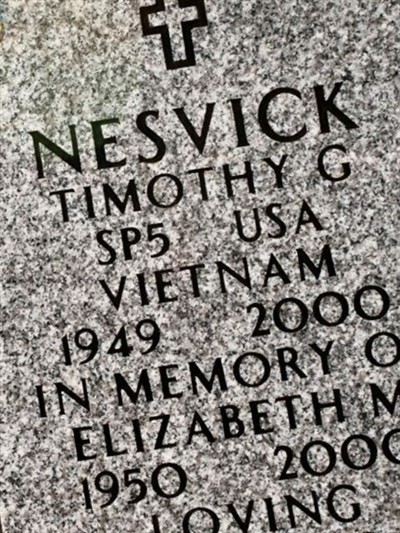 Timothy G Nesvick on Sysoon