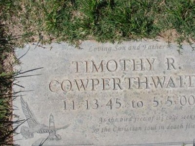 Timothy R Cowperthwaite on Sysoon