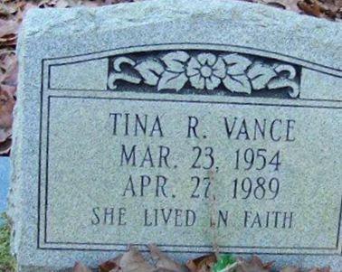 Tina R Vance on Sysoon