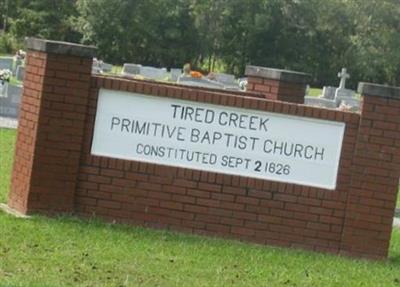 Tired Creek Baptist Church and Cemetery on Sysoon