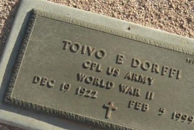Toivo E Dorffi on Sysoon