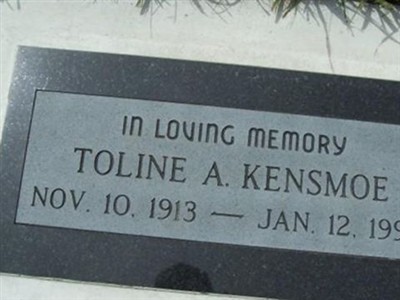 Toline A. Ostrom Kensmoe on Sysoon