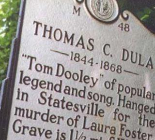 Tom Dooley Gravesite on Sysoon