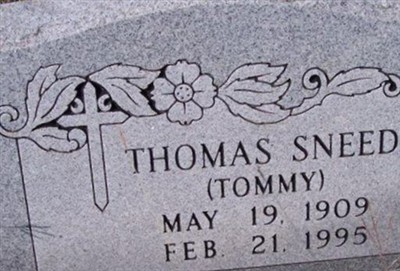 Tomas (Tommy) Sneed on Sysoon