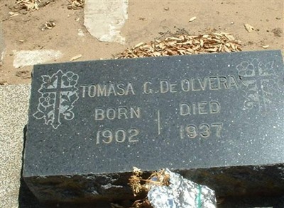 Tomasa G. De Olvera on Sysoon