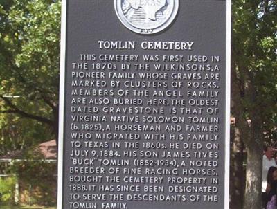 Tomlin Cemetery on Sysoon