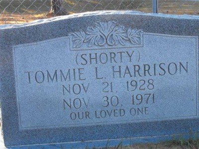 Tommie L "Shorty" Harrison on Sysoon