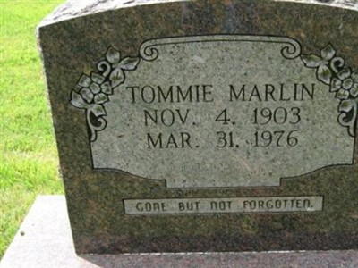 Tommie Scribner Marlin on Sysoon