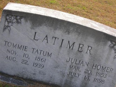 Tommie Tatum Latimer on Sysoon