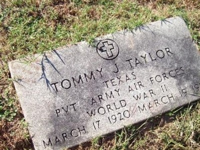 Tommy J Taylor on Sysoon