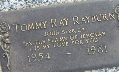 Tommy Ray Rayburn on Sysoon