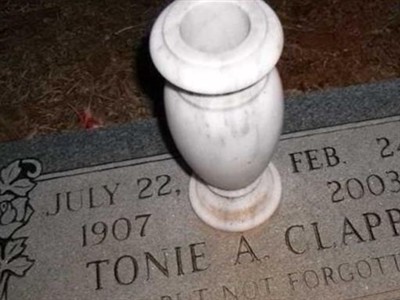 Tonie A Clapp on Sysoon