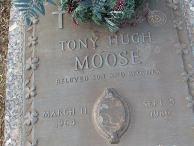Tony Hugh ** Moose on Sysoon