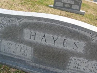 Toy Casto Hayes on Sysoon